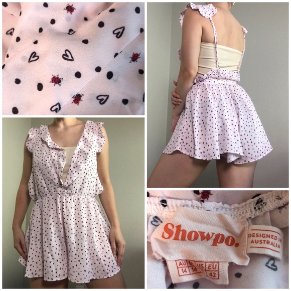 ruffly ladybug romper - Picture 4 of 4